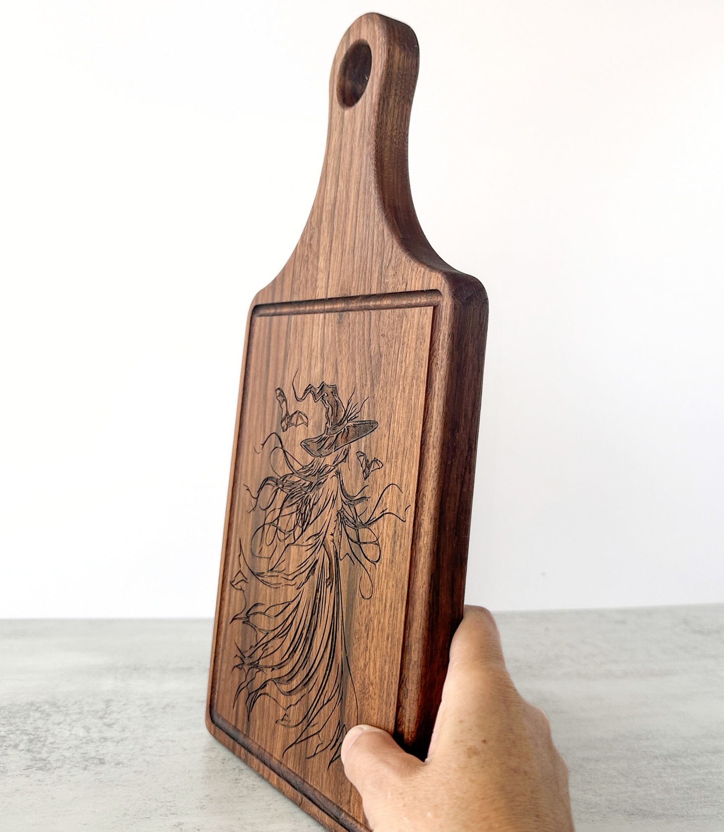 Witch Wooden Cutting Board Engraved Kitchen Witch Kitchen Gift