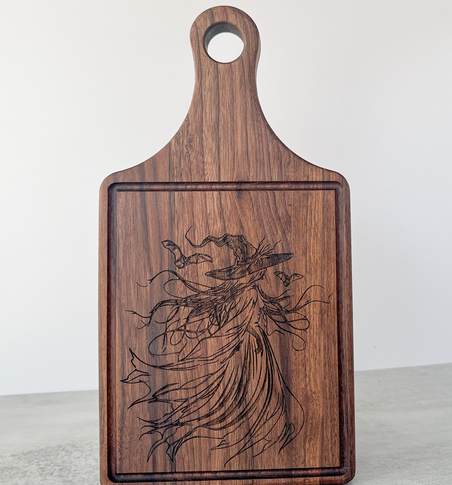 Witch Wooden Cutting Board Engraved Kitchen Witch Kitchen Gift